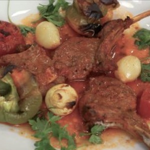 Lamb loin in the oven