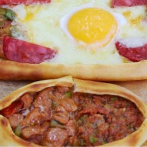 Pide assorted with eggs