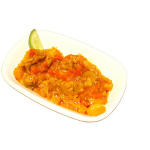 Икра баклажановая с соусом