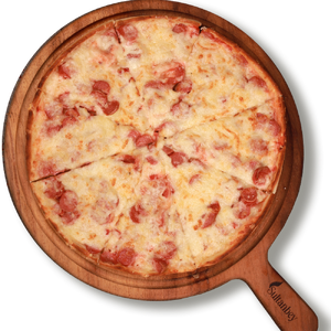 Пицца с сосисками