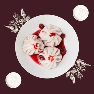 Cherry with sour cream