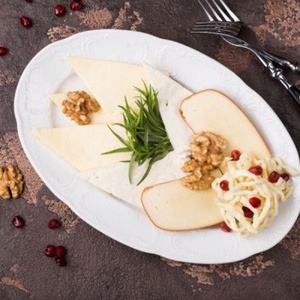 Assorted Georgian cheeses