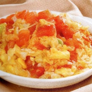 №148 Omelet with tomatoes