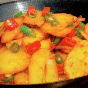 №136 Fried spicy potatoes