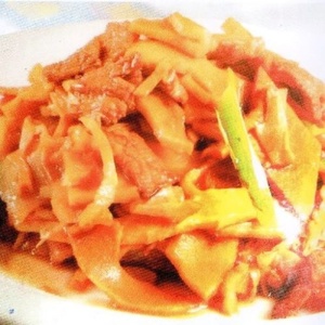 №105 Roast beef with bamboo