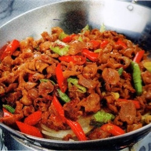 №77 Dish of chicken ventricles