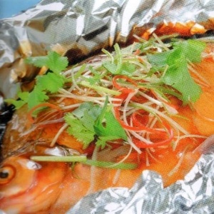 №59 Pike perch in foil