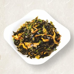 Салат из морской капусты с грибами