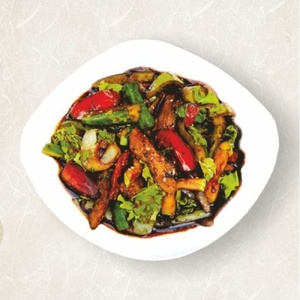 Теплый салат с курицей