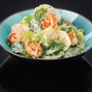 Caesar salad with shrimps
