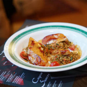 Chicken fillet with bulgur