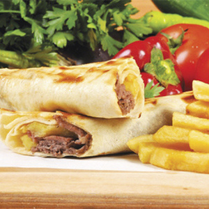Shawarma with skewers