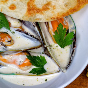 Мидии горгонзола