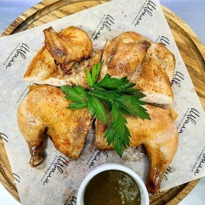  Chicken Tabaka with Chili Sauce