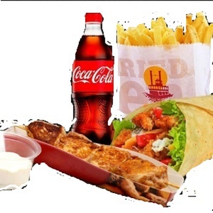  Combo tortilla with barbecue 