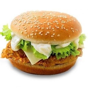 Chicken fillet sandwich with cheese 