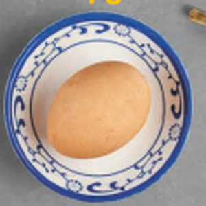 Egg boiled according to a special recipe