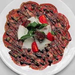 Карбонара с говяжьим беконом