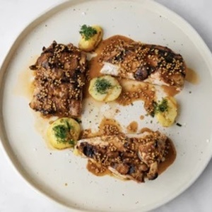  Цыпленок на гриле и мини картофель