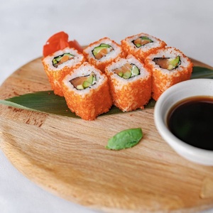 Калифорния ролл с лососем