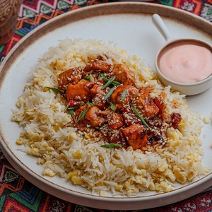 Курица терияки с рисом