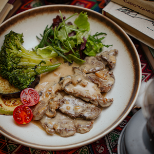 Медальоны с грибами