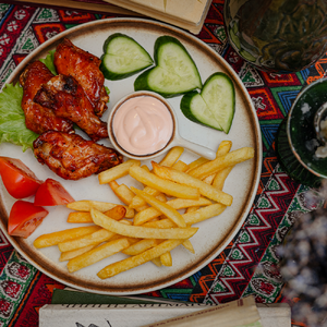 Крылышки в фирменном соусе