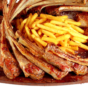 Rack of lamb for 3 persons