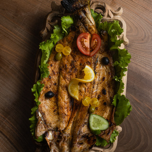 Форель на мангале