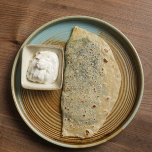 Кутабы с зеленью 