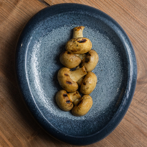 Грибы на гриле