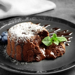 Шоколадный фондан