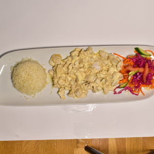 Chicken with mushroom sauce