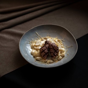 Gnocchi with medallions