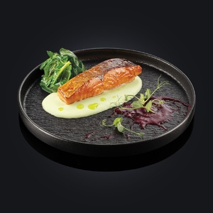 Grilled salmon teriyaki