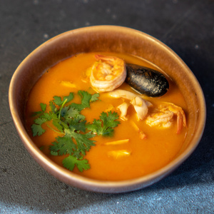TOM YAM WITH SEAFOOD