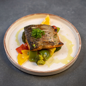 TROUT WITH VEGETABLES