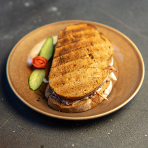 BBQ SMOKER RIB SANDWICH