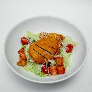 Caesar with crispy chicken