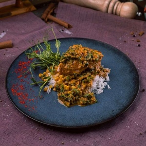 Цыплёнок Жасмин с соусом карри