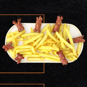 Картошка с сосиской