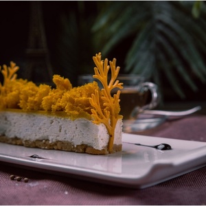 Чизкейк с соленой карамелью