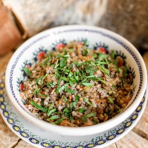  Buckwheat with cabbage