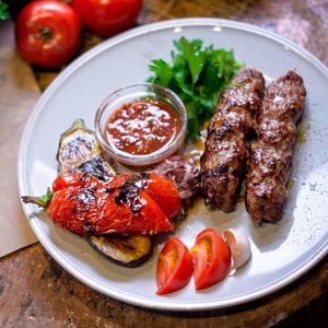 Veal lula kebab
