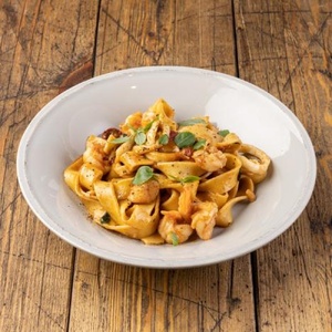  Pappardelle with seafood