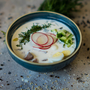 ОКРОШКА С МЯСОМ