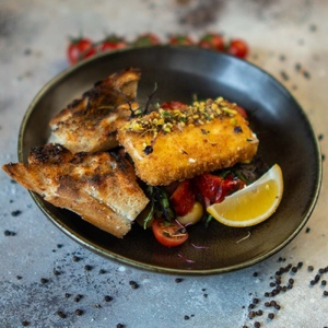 ОВОЩНОЙ С ЖАРЕНЫМ СЫРОМ ФЕТА 