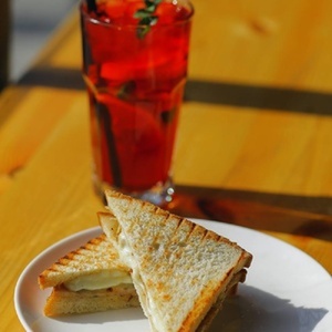 Chicken and Cheese Toast