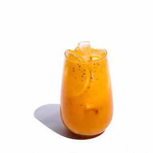 Mango-passionfruit lemonade