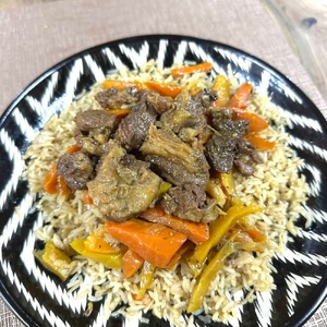 Плов с говядиной